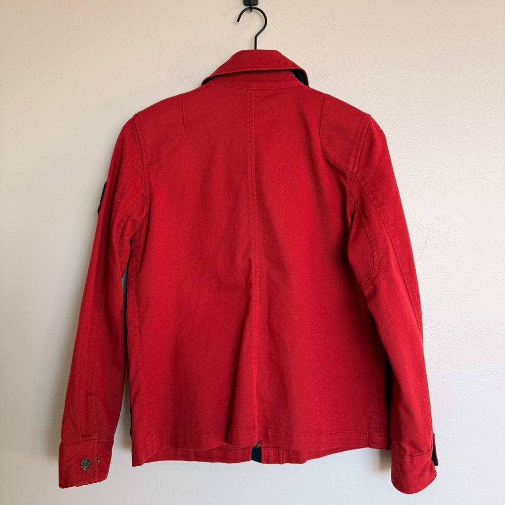 Ralph Lauren Vintage LRL Lauren Jean Co Red Toggle Fireman Jacket - Picture 7 of 7